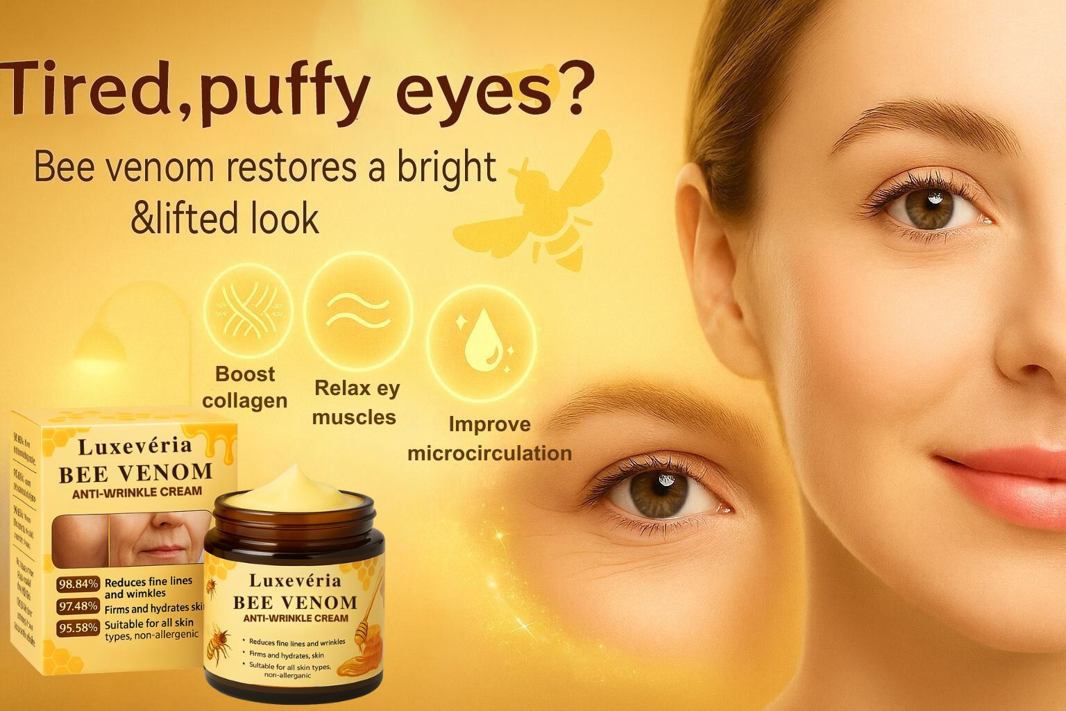 Luxevéria Bee Venom Firming & Anti-Wrinkle Cream