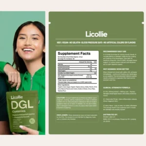 Licollie DGL Gummies Deglycyrrhizinated Licorice