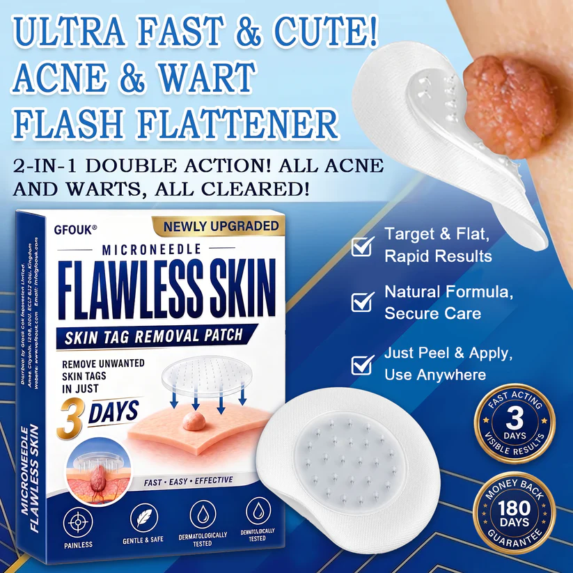 GFOUK Microneedle Flawless Skin Tag Removal Patch