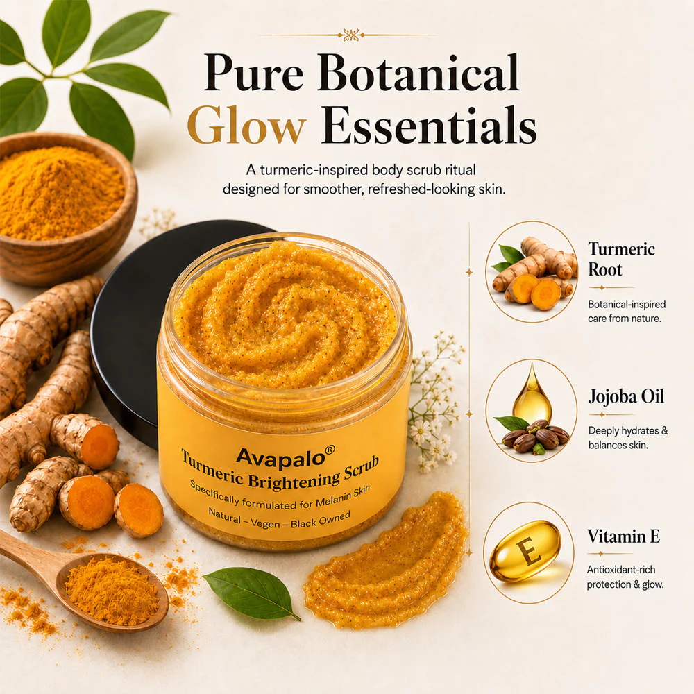 Avapalo Turmeric Brightening Scrub